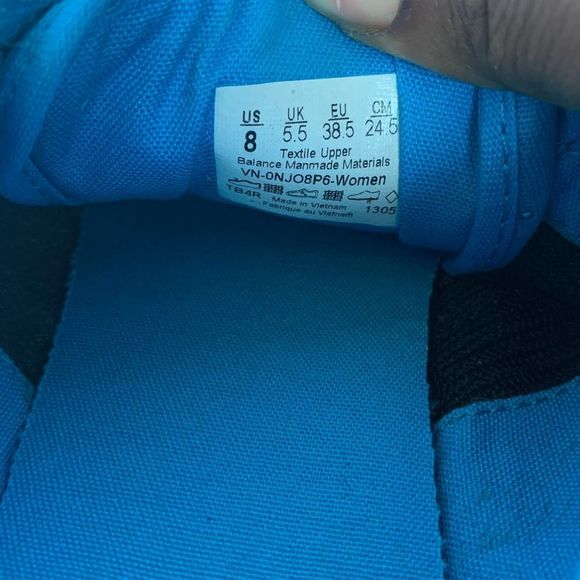 Vans Classic Teal with silver polka dots Shoes 8 - Picture 7 of 8